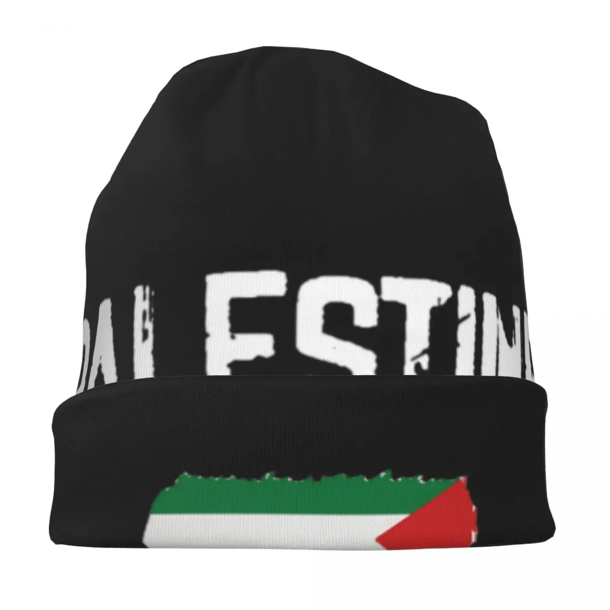 Palestine Flag Bonnet Hat Vintage Outdoor Skullies Beanies Hat Unisex Knitting Hats Warm Multifunction Cap