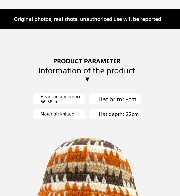 2025 جديد مصمم المتناقضة اللون محبوك قبعة بحافة للرجال والنساء تنوعا الخريف والشتاء قبعة حوض الحرارية