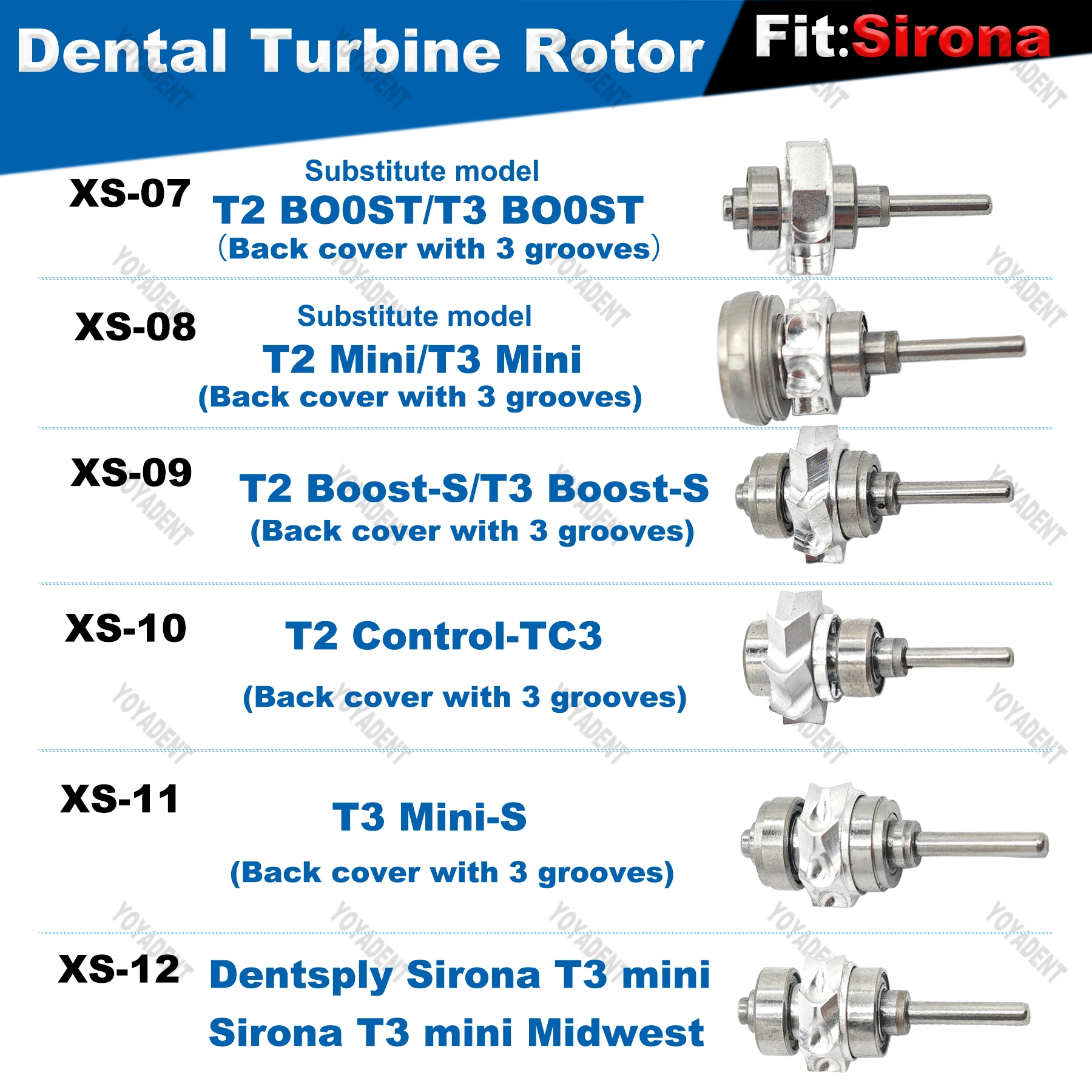 Turbine Cartridge Air Rotor Fit NSK KAVO COXO High Speed Handpiece