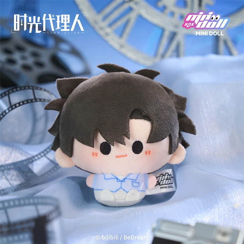 Disponibile 8 cm Link Click Time Travel Series Round Charles Lucas Peluche Bambola Zaino decorativo Ciondolo Ventole carine Regalo di compleanno