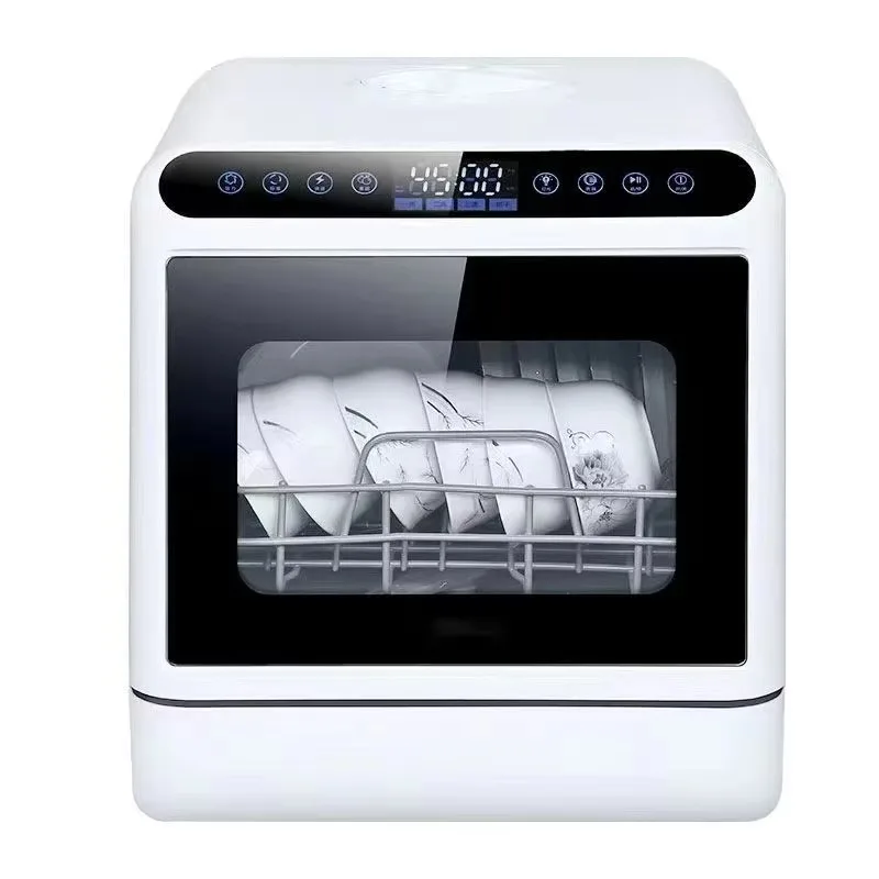 Small Dishwasher Fully Integrated Countertop Table Top Smart Portable Dishwahser Kitchen Mini Dishwasher Machine for Home DS01