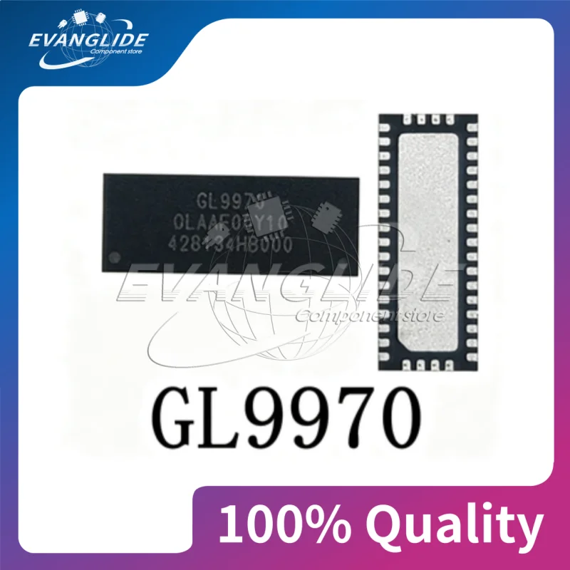 2 PCS/LOT GL9970-OLY091 GL9904AS GL9904 MARKED GL9970 QFN42 CHIP