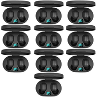 10PCS Wholesale TWS E6S Wireless Headphones Bluetooth Earphones Stereo Headset Earbuds with Microphone for Iphone Xiaomi