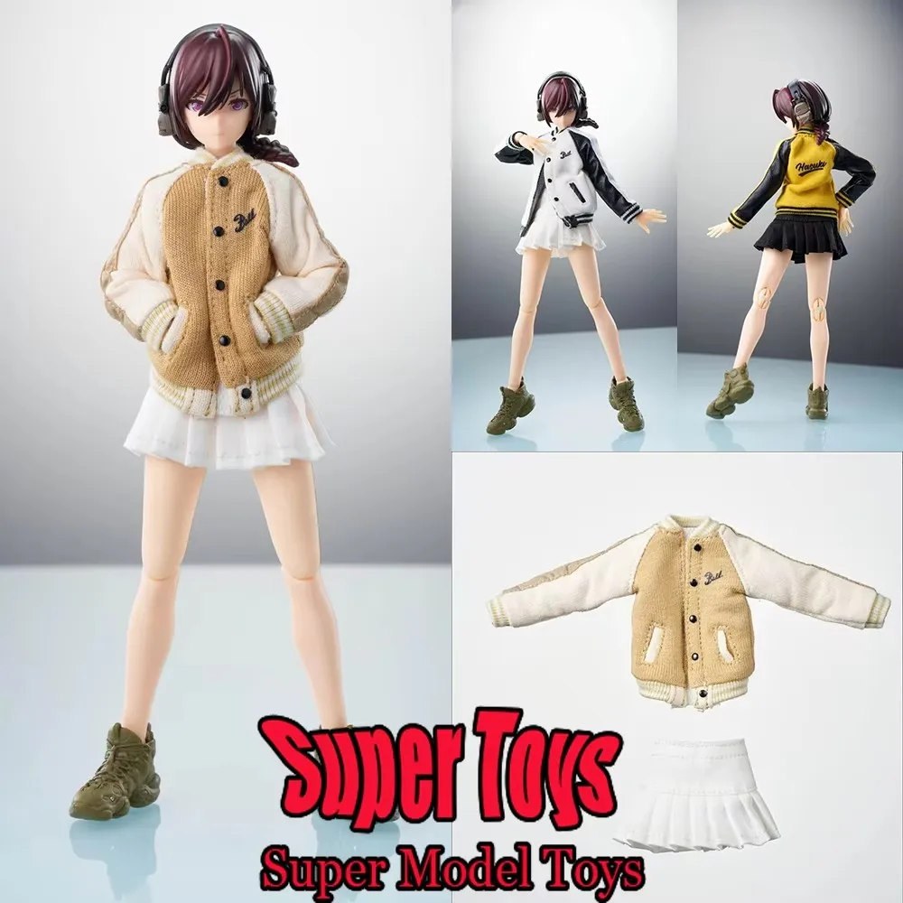 

В наличии Hasuki CS014 масштаб 1/12, женская одежда солдата, куртка в спортивном стиле, однотонная юбка, подходит для 6-дюймовой экшн-фигурки куклы