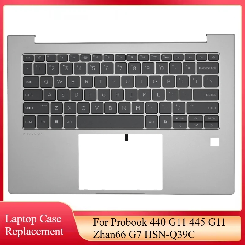 

Original New Laptop Palmrest Keyboard For Probook 440 G11 445 G11 Zhan66 G7 HSN-Q39C Top Case with Backlight Keyboard Replace
