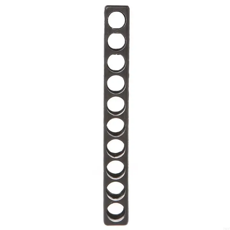 T8UC Practical Screwdriver Hole 12 Holes Shank Bit Holder Plastic Storage Case Tool for Home Repair Shop