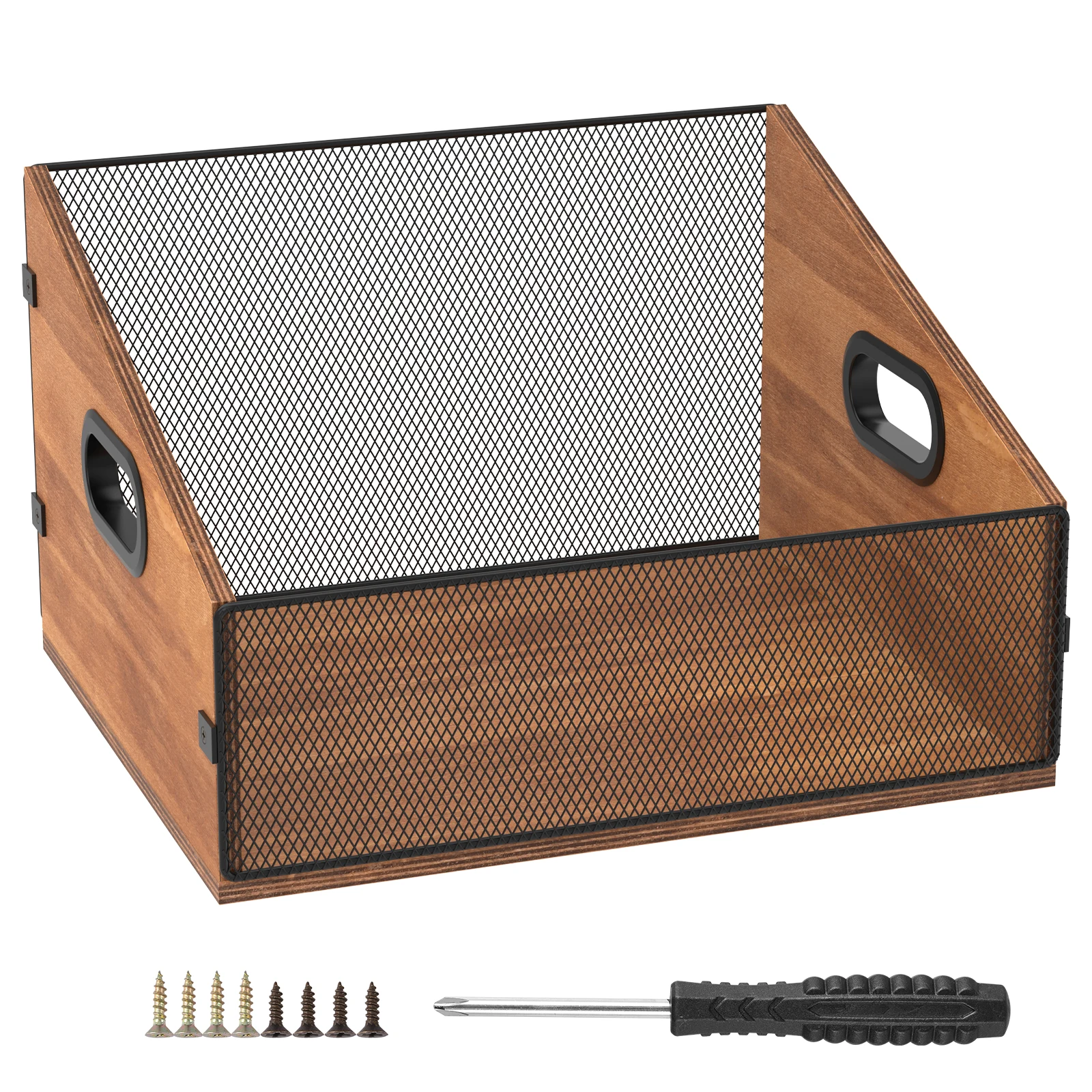 

Vinyl Records Boxes Versatile Large Capacity Classic Vinyl Albums Storage Crate Kit Stable Album Storage Desktop Organizer Box