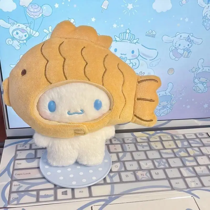

13 см аниме мультфильм Cinnamoroll Taiyaki плюшевый брелок кавайная пара школьная сумка кулон Pp Хлопок заполненная плюшевая кукла подарок на день рождения