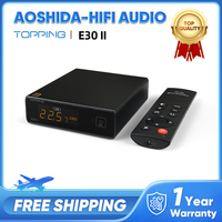 TOPPING E30 II Dual AK4493S Decoder DAC XU208 32bit/768k DSD512 Touch Operation with Remote Control Hi-Res Decoder