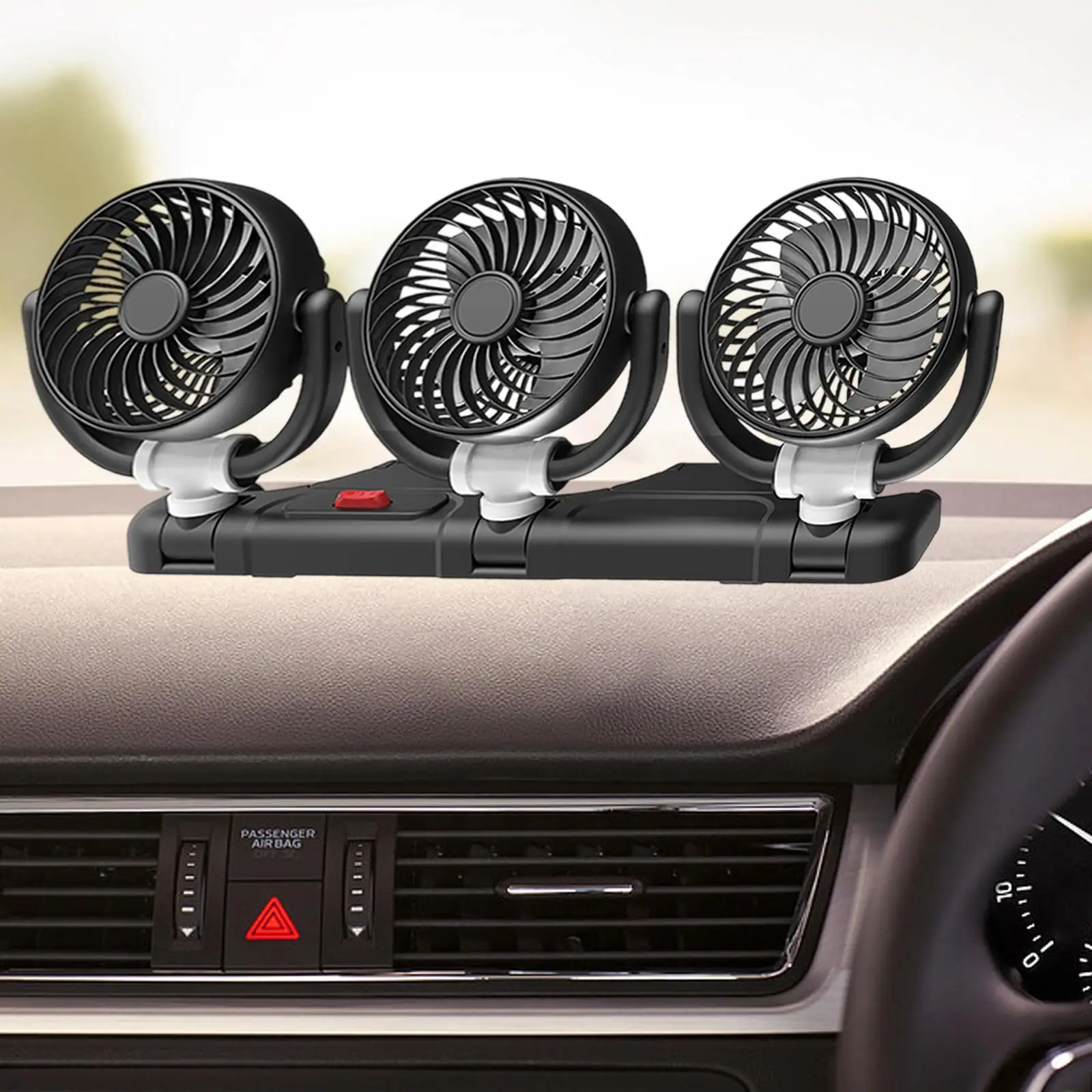 

Вентилятор охлаждения автомобиля, регулируемая скорость, сильный ветер, сохраняет прохладу, портативный, тихий, универсальный