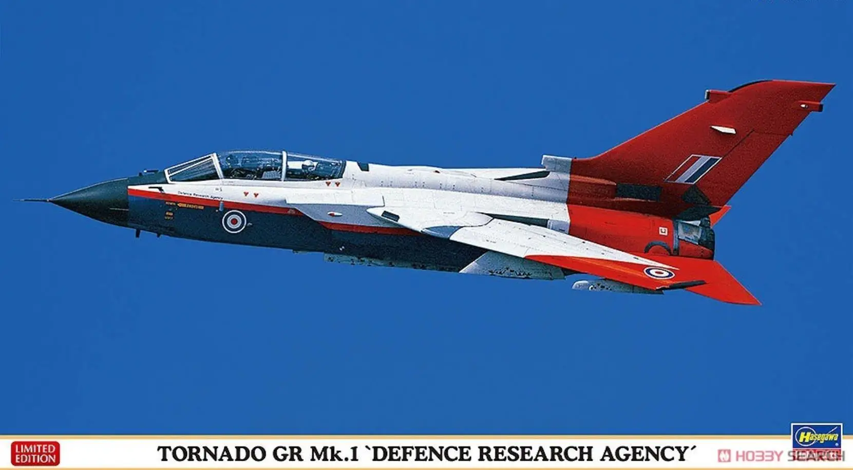 Hasegawa 02456 1/72ชุดโมเดล Tornado GR Mk.1 'เพื่อการวิจัยป้องกัน'