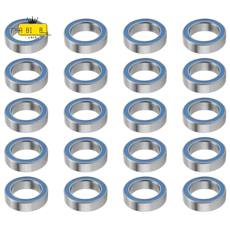ABIB -20PCS 6700-2RS High Quality 6700 2RS 10X15x4mm Miniature Seal Deep Groove Ball Bearing
