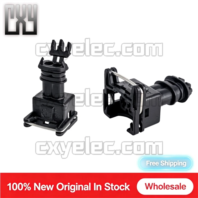 282191-1 3Pin Female Connector Housing Only 5mm Splash Proof Black 2.8mm 48V For Car Speed Throttle Sensor Wiring Harness