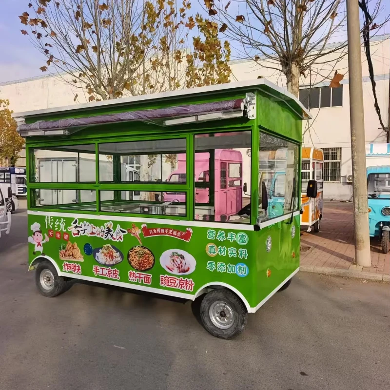 مقطورات الطعام المصنوعة من الفولاذ المقاوم للصدأ شديدة التحمل - معتمدة من ISO لأعمال المواد الغذائية لبدء التشغيل للتصدير الدولي