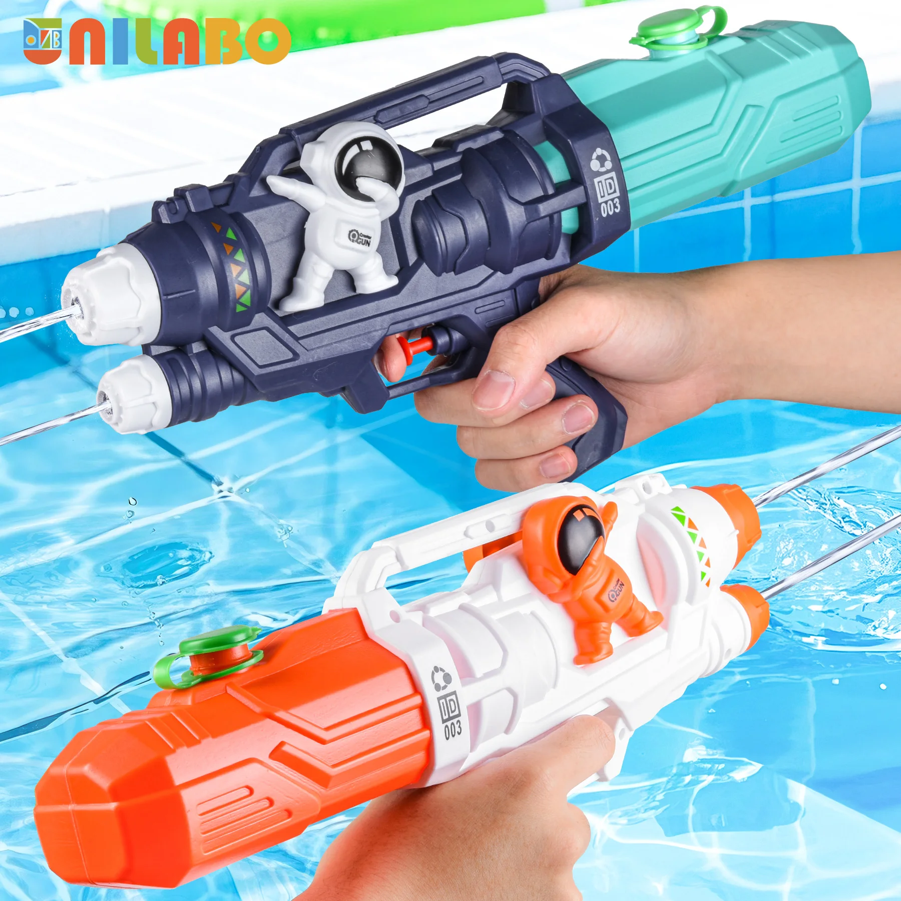 Pistola de agua de juguete para niños, potente pistola de agua con capacidad de humedad de 500ML, pistola de chorro de largo alcance para piscina para niños y niñas