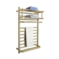 Electric Towel Rack 304 Stainless Steel 45°C Constant Temperature 5min Heated Towel Rail 900*500*290mm 110V/220V Towel Warmer