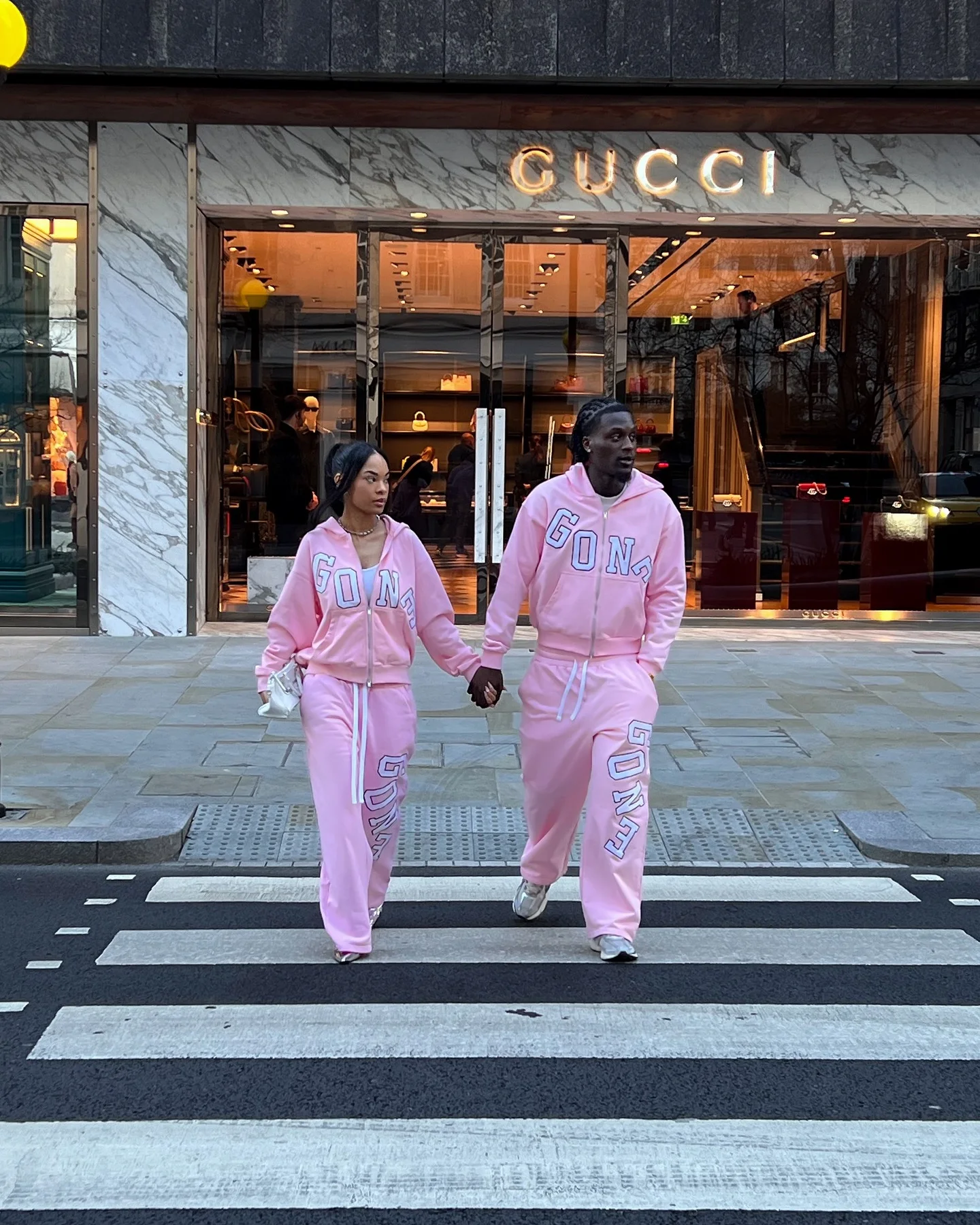 American Casual Letter Embroidery Mens Sportswear Two Piece Set Clothes Sweatshirt Harajuku Sweatpants Oversized Hoodie