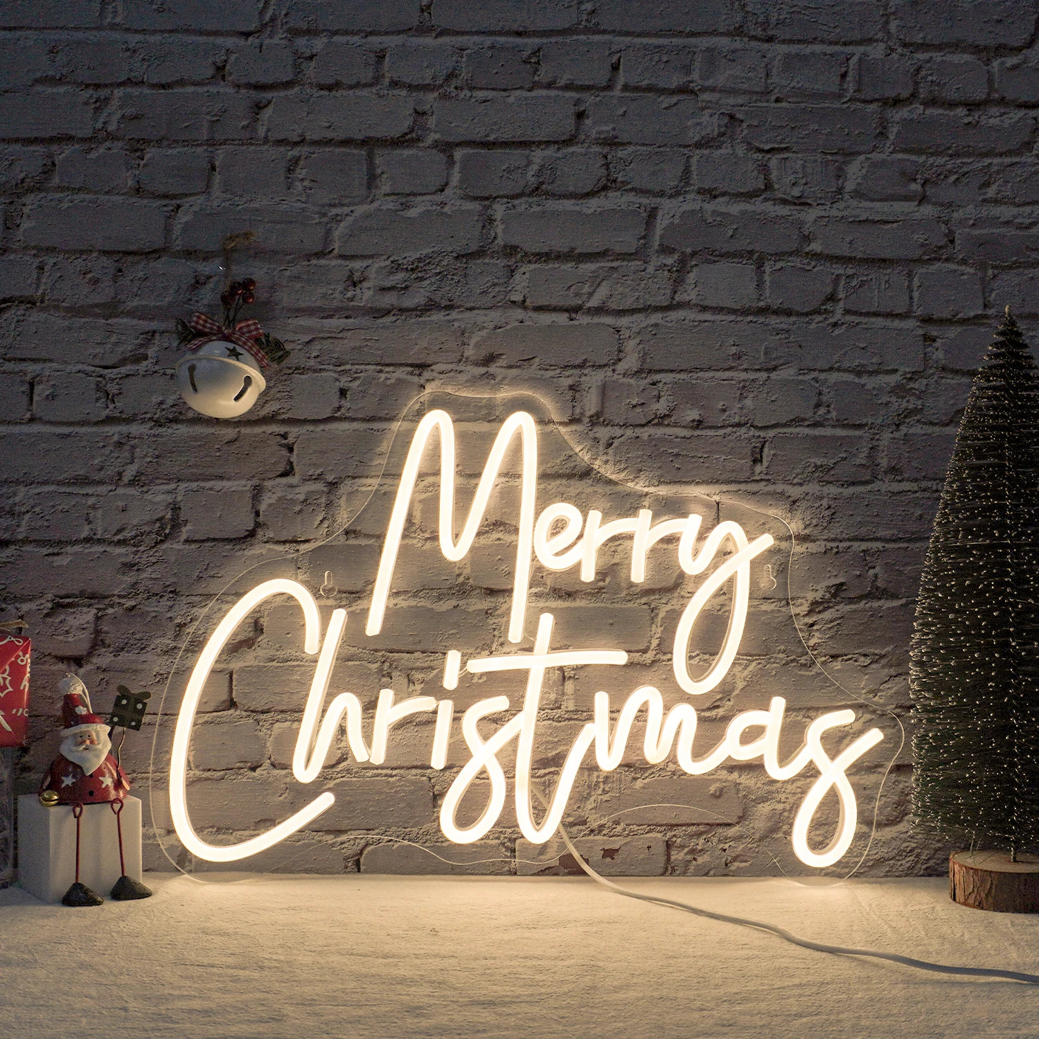 Merry Christmas Neon Sign Merry Christmas Neon Light Christmas Atmosphere Decoration Home Room Party Bar Christmas Santa sign