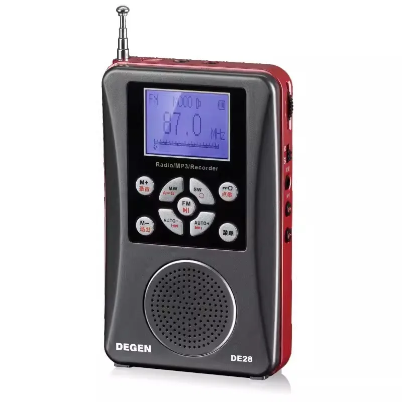 DEGEN DE-28 FM/MW/SW Short Wave Multiband Radio Receiver Portable Pocket Radio