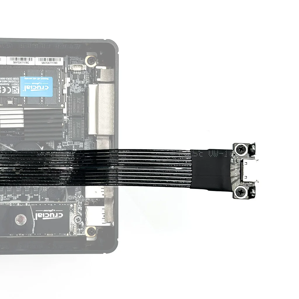 

PCIe 4,0 x4 M.2 для NVMe к SFF-8611/8612, адаптерный кабель для видеокарты OCuLink, внешний удлинительный кабель PCIE Gen4 для ПК