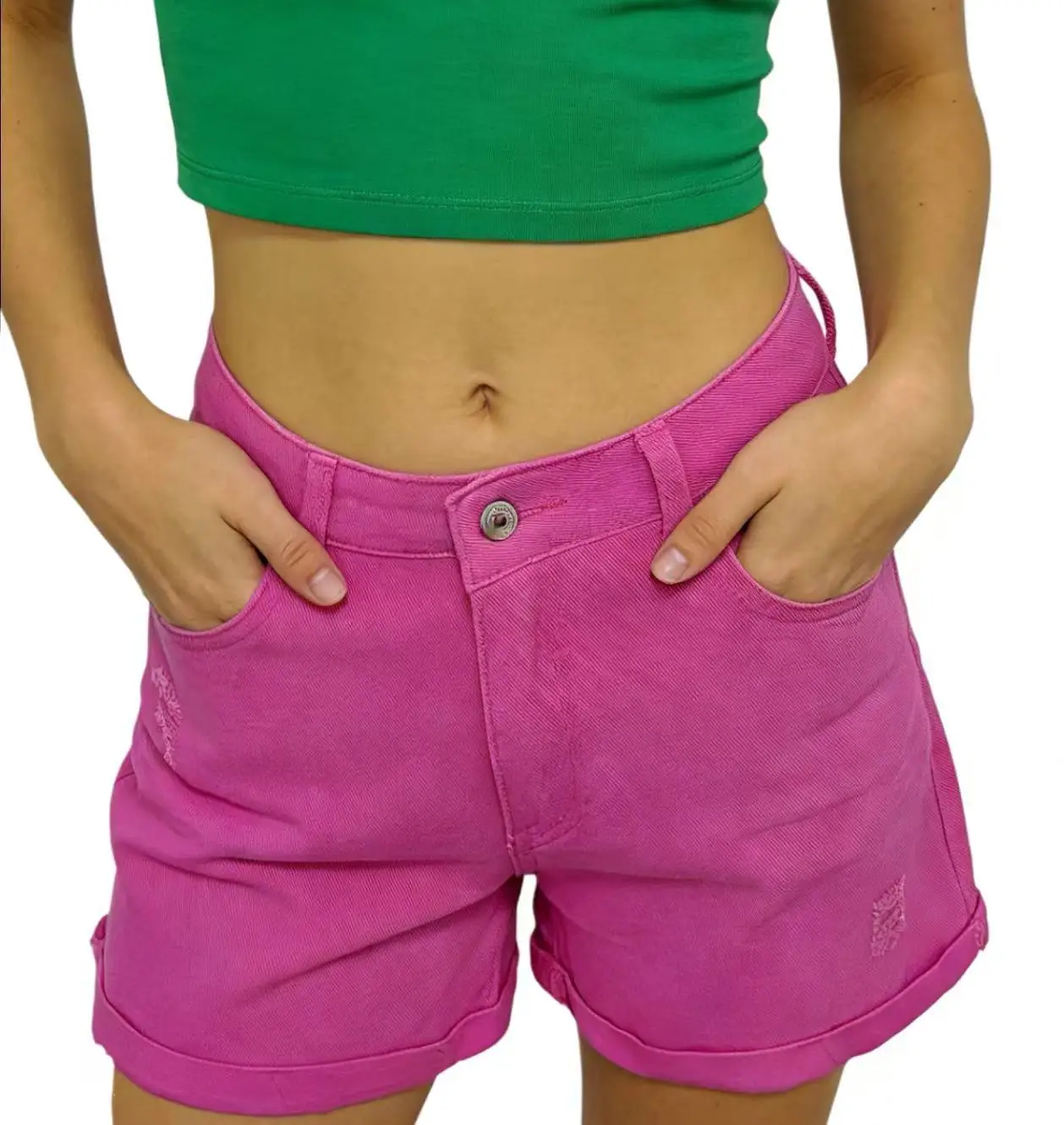 Women's Fashion High Waist Tassel Ripped Denim Shorts Jeans Hot Pants