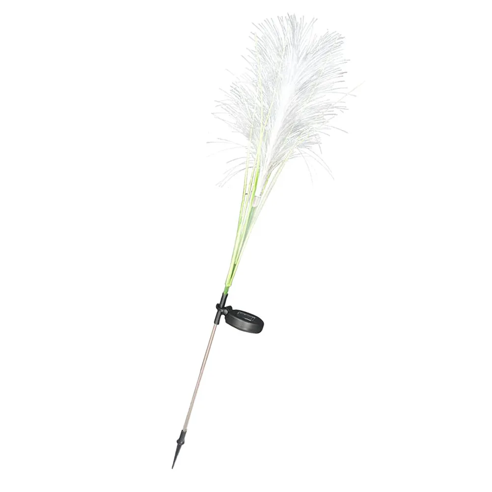 

Solar Reed Lights Warm White Waterproof Outdoor Garden Yard Decor Landscape Lighting Fiber Optic Grass Pathway