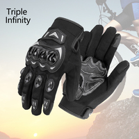 2025 Men Crashproof Motorcycle Glove Breathable Touchscreen Cycling Gloves For Men Outdoor Anti-Skid Motorcross Black Gloves