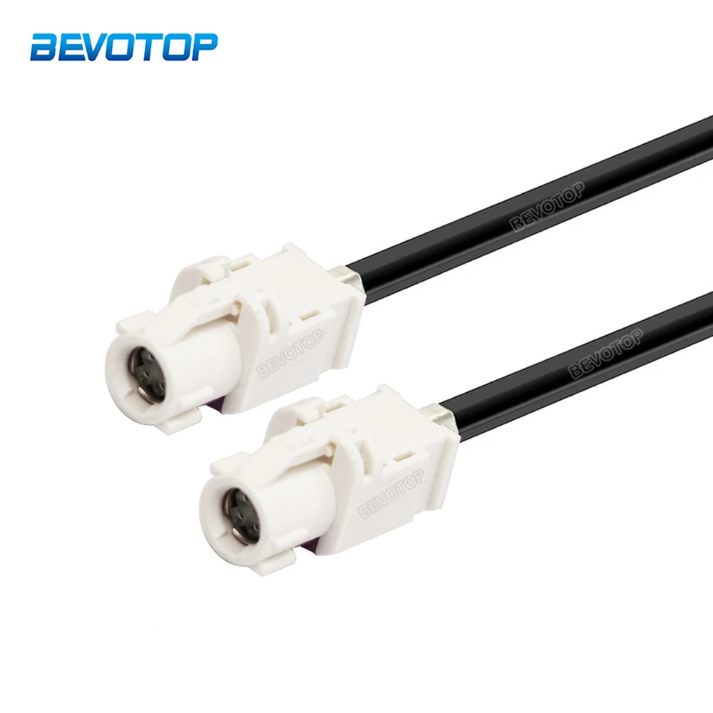 1Pcs LVDS Cable 4 Pin White Fakra HSD Code B Female Decar 353 for BMW CIC COMBOX USB Cable E90 E60 E87 E70