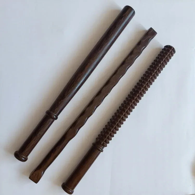 عصا البيسبول الخشبية المجنحة للدجاج من الخشب الصلب للدفاع عن النفس عصا الووشو المثبتة على السيارة أداة الهروب للدفاع عن النفس في حالات الطوارئ #6