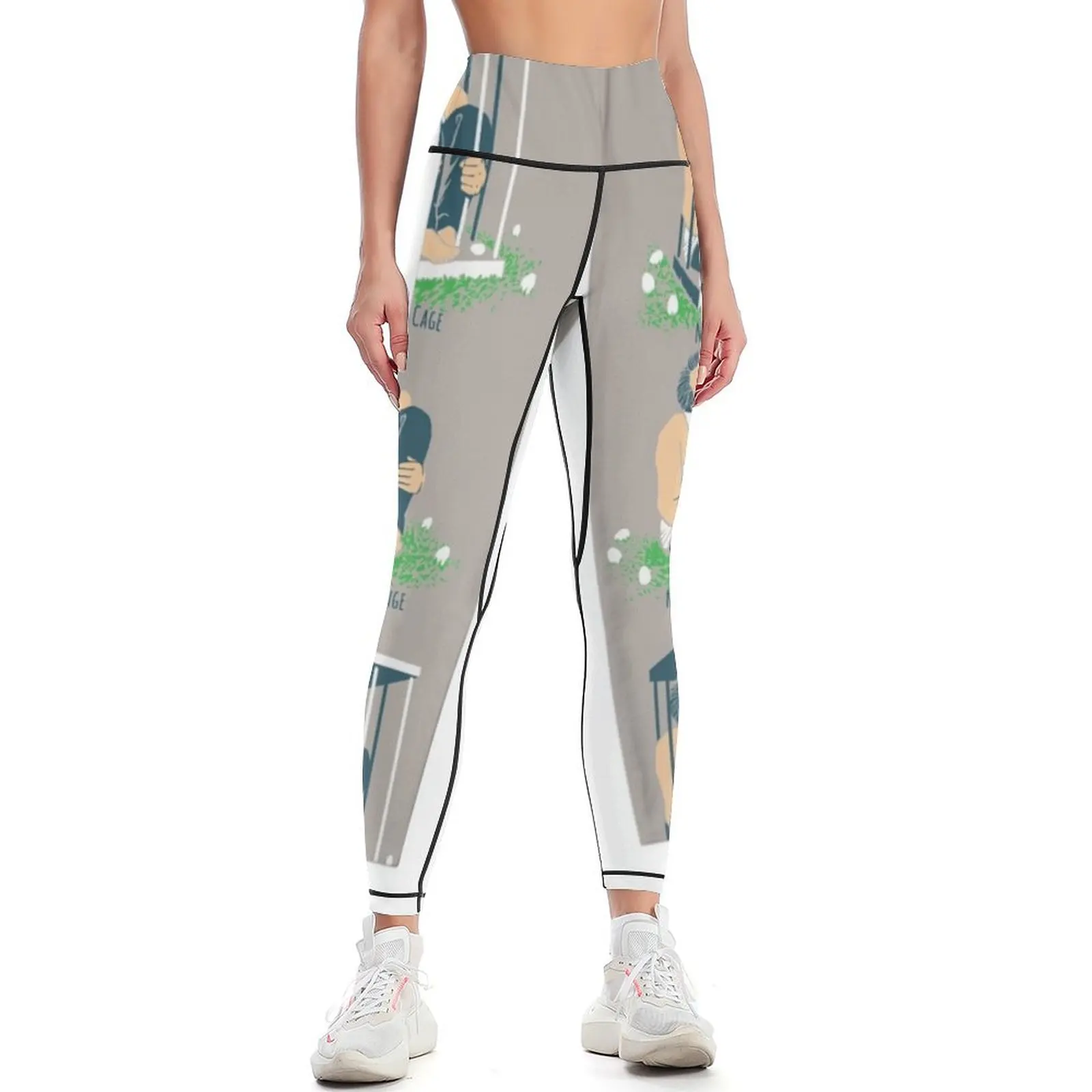 

Nicolas Cage Nicholas Free Range Nic Cage Rage Leggings gym top Sportswear woman gym Womens Leggings