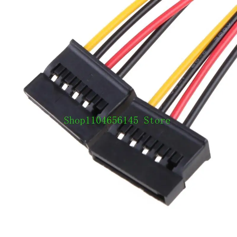 5ASD Dual от 15PIN до большого 4PIN Power Splitter Cable 1x 4PIN IDE до 2xSata Adapter