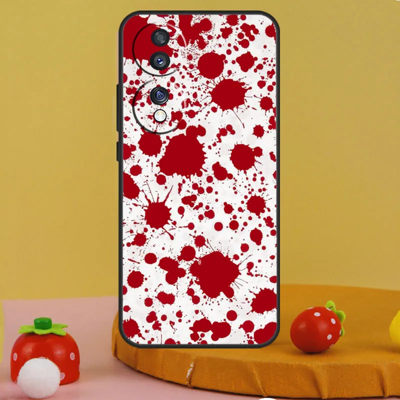 HALLOWEEN BLOODY SPLATTER Case For Honor 200 Pro X9c X9a X8a X7a X6a X7 X8 X9 X8b X9b Magic 5 6 50 70 90 Lite Cover