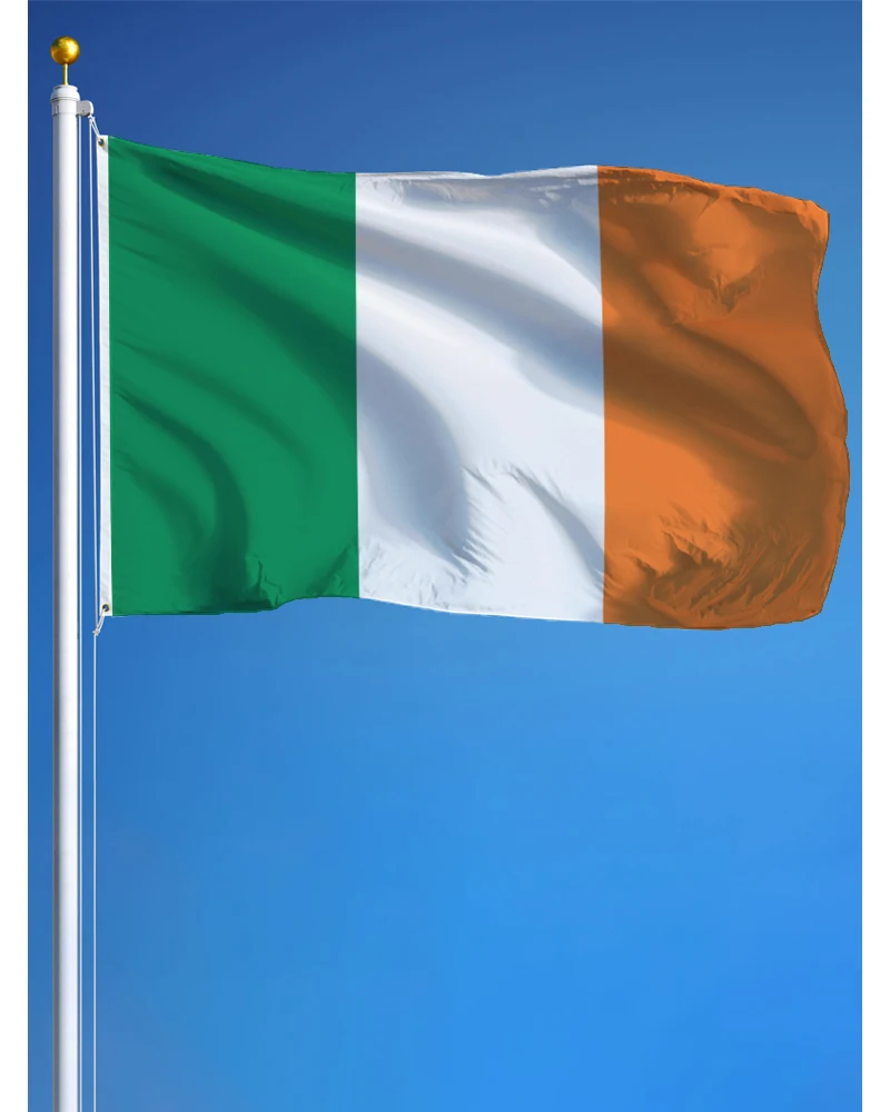 Ireland Irish Shamrock Flag | 3x5 Ft | St. Patrick's Day Decor, Indoor/Outdoor Vibrant Colors  Banner Tapestry