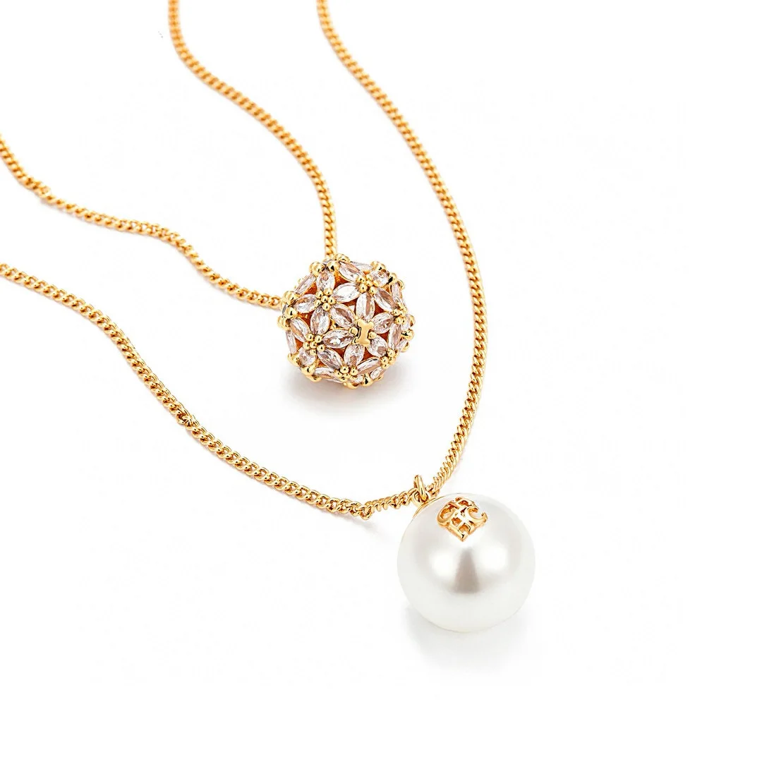 قلادة قلادة عرقية حضرية، قلادة طويلة الطبقات مع زركونيا غير منتظمة، مجوهرات بيان فريدة، هدية عصرية