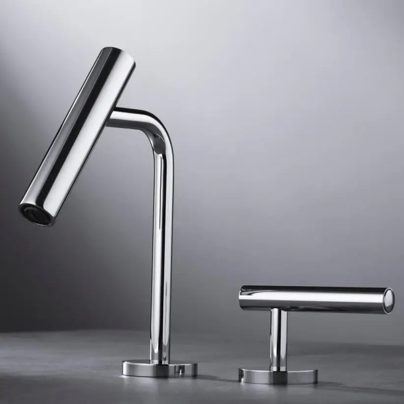 Wholesale And Retail Brass Bathroom Faucets For Sink Deck Mount Elegant Basin Tap Vanity Vessel Mixer Cold And Hot Water