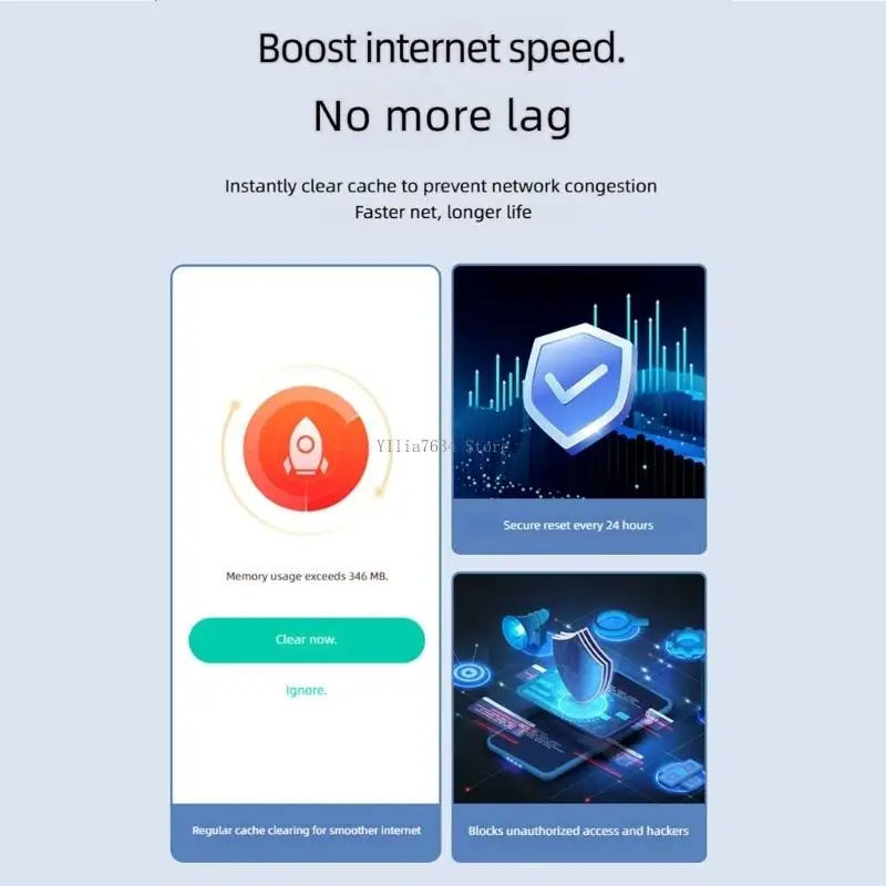 Router Rebooter,WiFi Reset Device, Automatic Resume Cable with DC5521 Male to Female Connector,24-Hour automated timer for