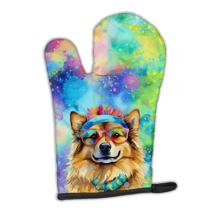 

Hippie Dawg Oven Mitt Heat Resistant Thick Oven Mitt for Hot Pans and Oven Kitchen Mitt Protect Hands Cooking Baking Glove