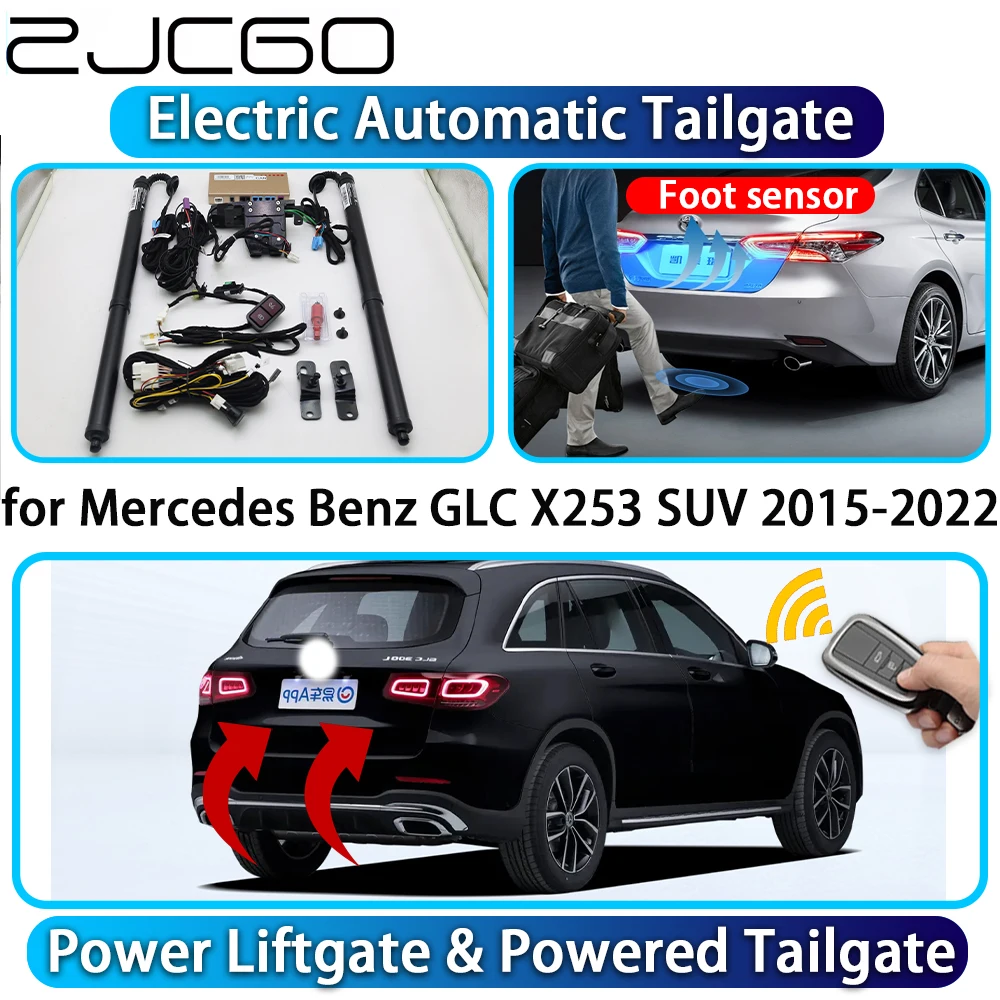 

ZJCGO for Mercedes Benz GLC X253 SUV 2015-2022 OEM Automatic Power Liftgate Powered Tailgate Intelligent System Trunk Lift Kit