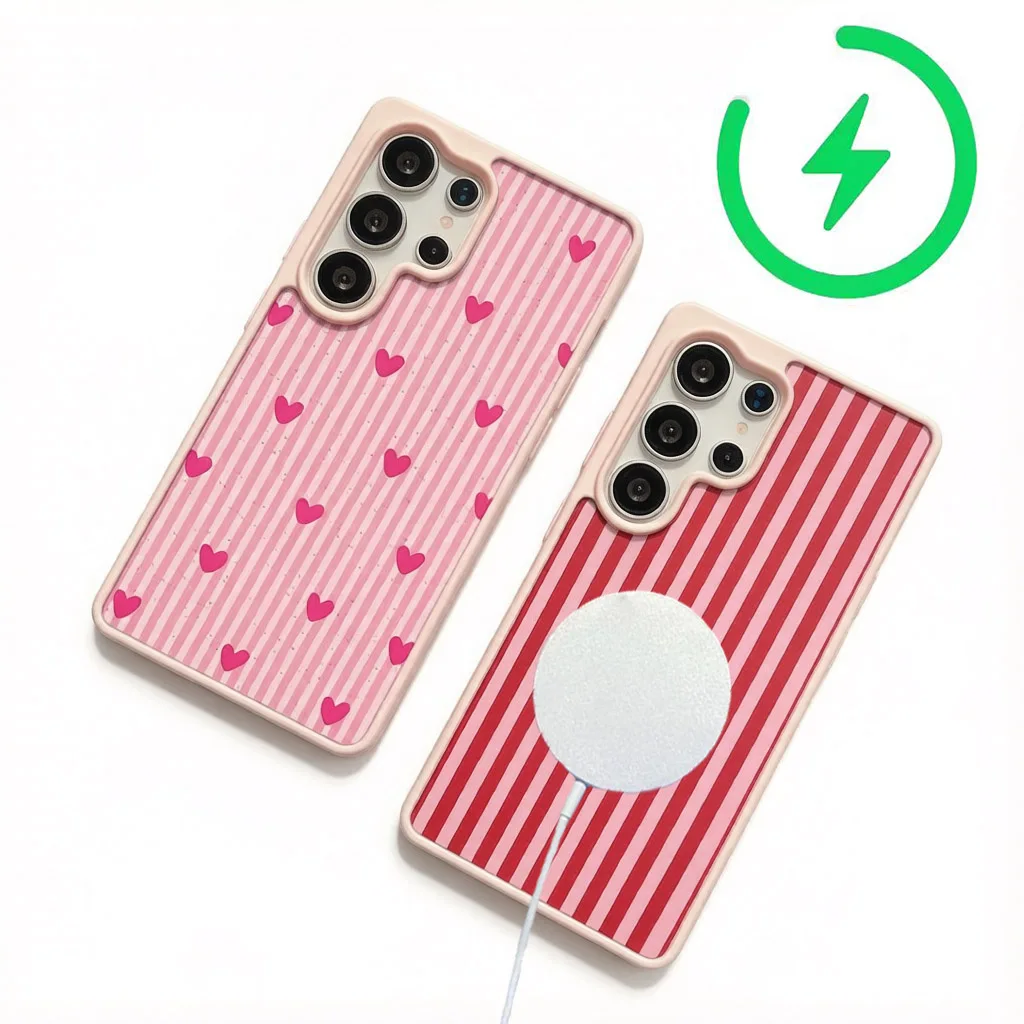 Lovers For Magsafe Phone Case For Samsung Galaxy S26 Ultra S25 Plus S24 S23 S22 FE A56 A27 A26 A25 A36 A57 A16 A17 Magnetic Case