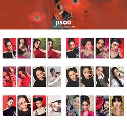 Kim Jisoo 1ST SOLO Album ME Photocards 5pcs Flower Teaser LOMO Cards Double-Sided Paper Cards JISOO Fans Collections