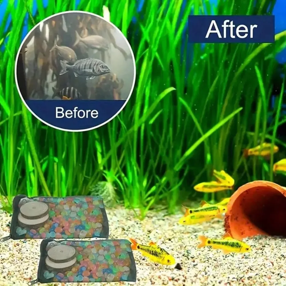 10 Stück schwarze Netzfilterbeutel mit Reißverschlüssen für Aquarienfiltermedien, langlebig, atmungsaktiv, halten Materialien organisiert – Detail 7