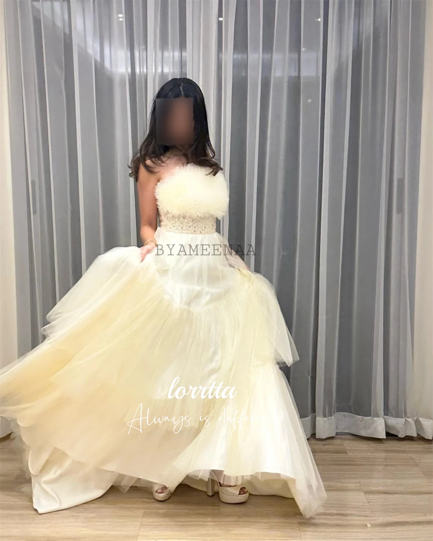 Lorrtta Line A Wedding Dress Party Elegant Evening Dresses for Special Occasions Robes De Cocktail Robe Soiree Woman Customized