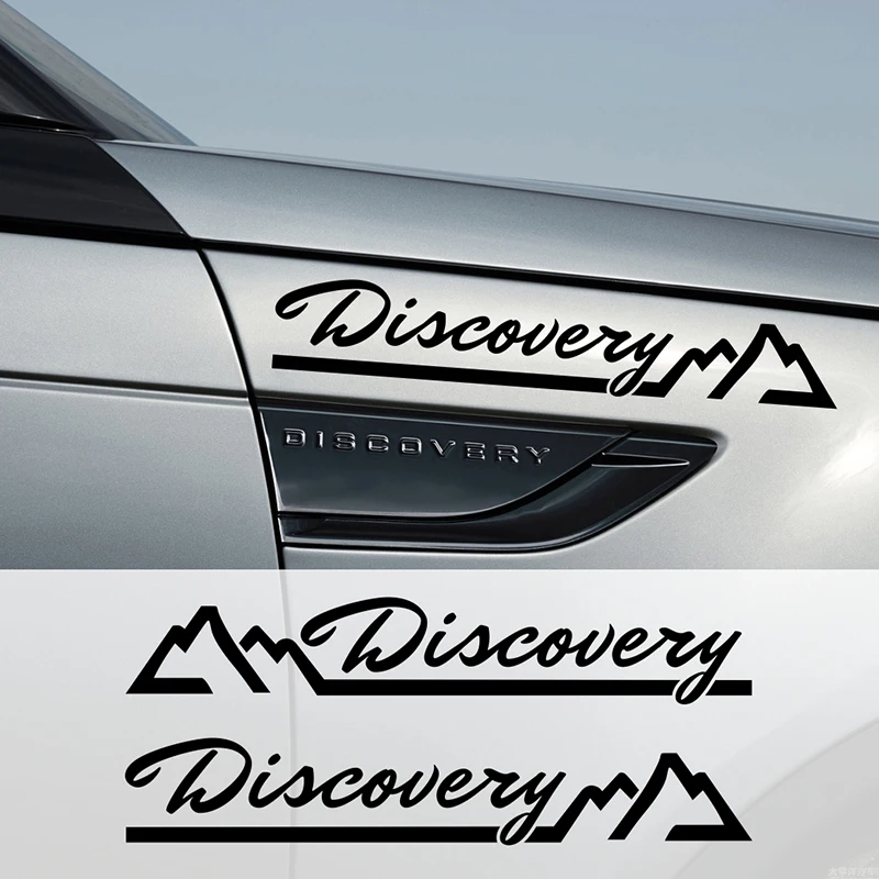 2 Pcs Mountain Graphics DiscoveryDoor Side Sticker Bumper Body Decal For Land Rover Discovery 1 2 3 4 5 TDI TD5 L462 L318 L319