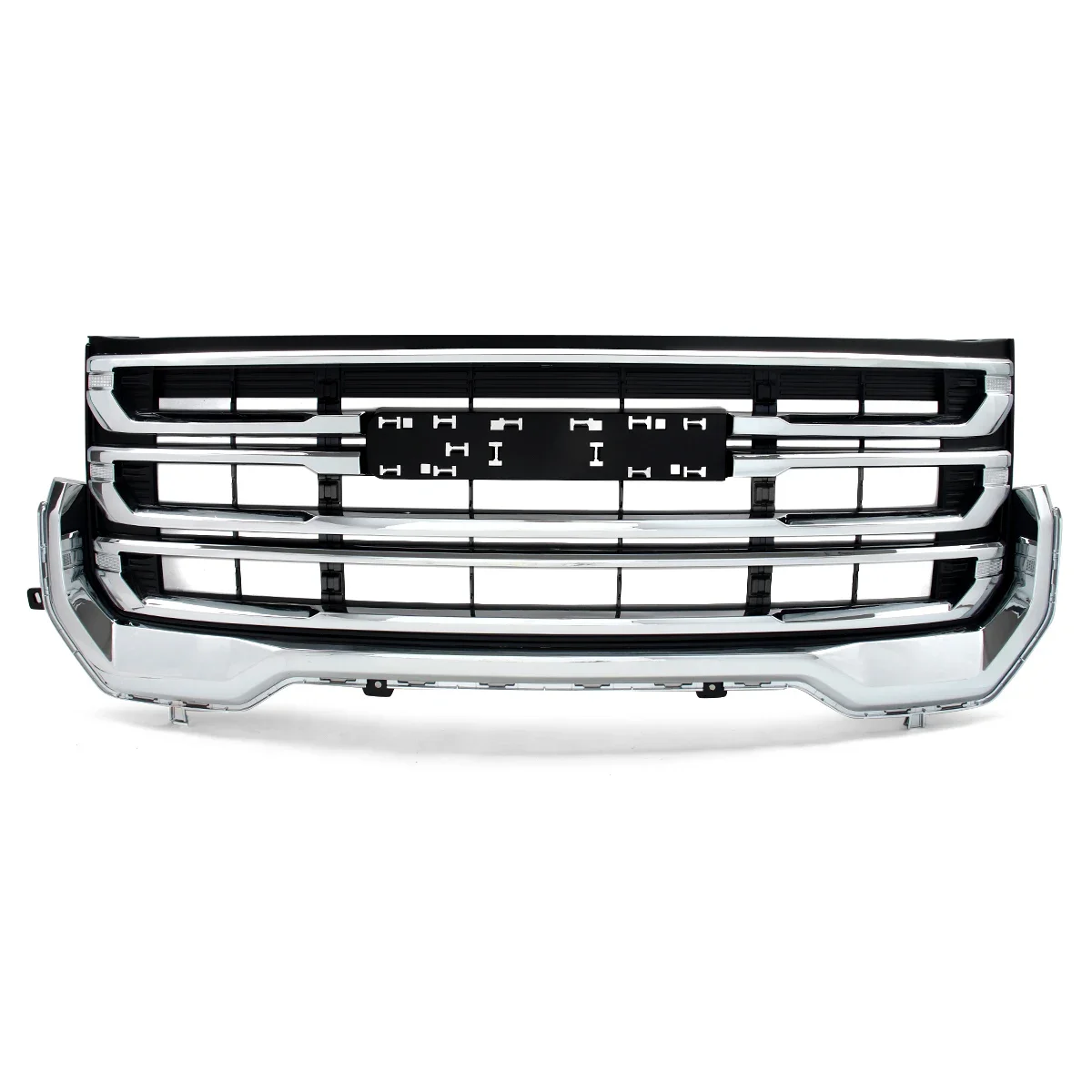 84766563 Fit For 2020-2023 GMC Acadia Front Bumper Upper Grille Chrome+Black US