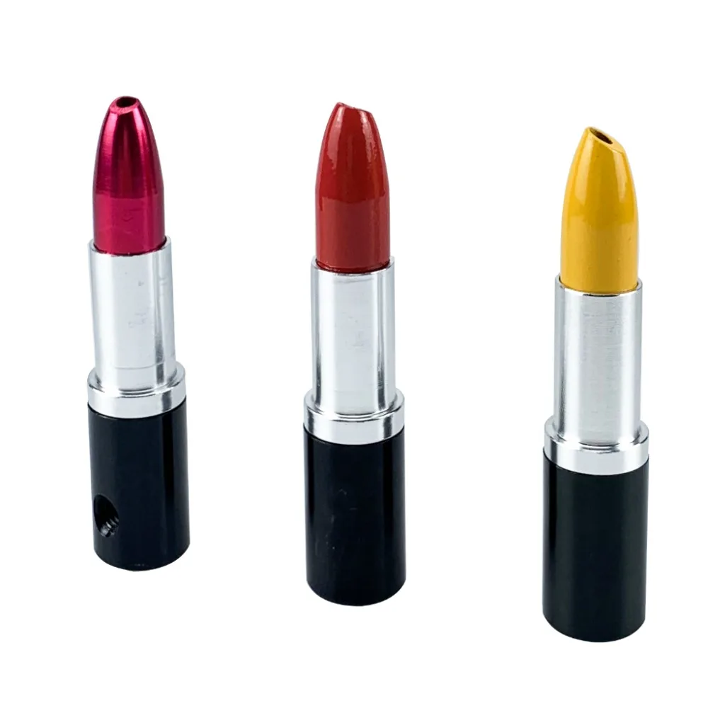 

Lipstick Shaped Mens Small Toy Detachable Assembly Metal Design Compact Portable Kitchen Tool Smoking accessories