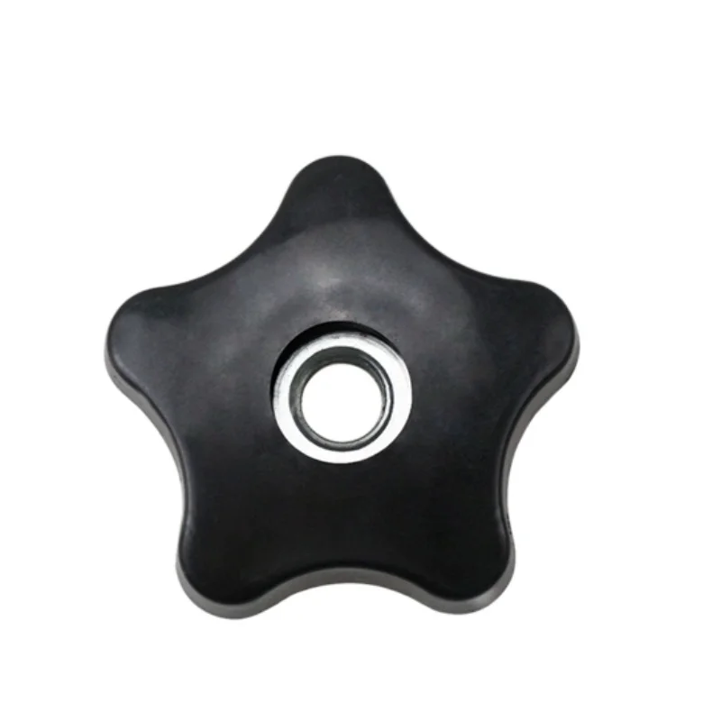 1PCS Carbon Steel Plum Hand Tighten Nuts M5 M6 M8 M10 Handle Thread Star/Round Mechanical Thumb Nut Clamping Knob Manual Nuts