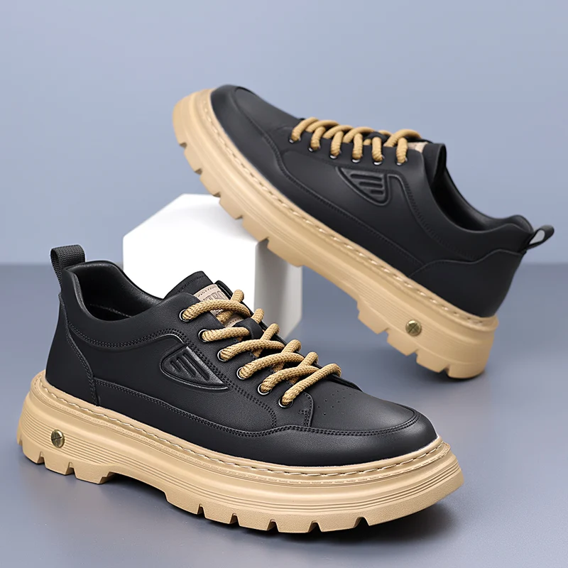 أحذية رجالية كاجوال جديدة لعام 2025 - أحذية رياضية على طراز لوفر، قابلة للتنفس وممتصة للصدمات، متينة وغير قابلة للانزلاق، مريحة خفيفة الوزن، عصرية