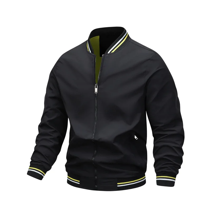 

Мужская модная верхняя одежда Sli Thin Pure Color Jaet, длинная осенняя верхняя одежда свободного покроя с прямым подолом