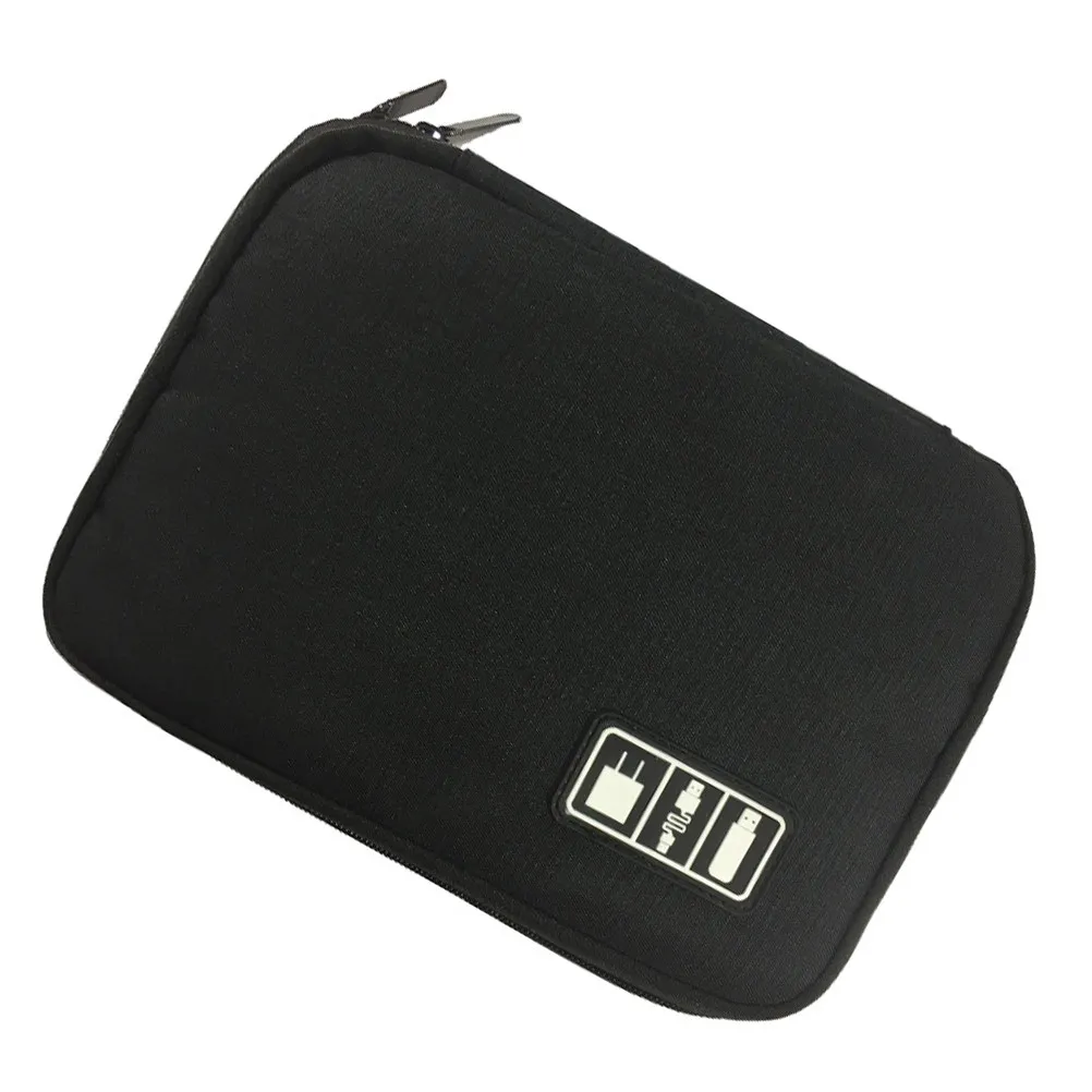 

Waterproof Wear-Resistant Digital Accessory Bag 300D Oxford Cloth Travel Storage Carrying Case Multifunctional Organizer Pouch
