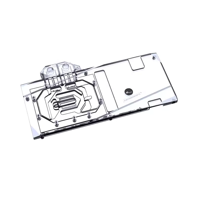 Bykski Water Block لـ ZOTAC Geforce RTX 4080 SUPER 16GB PGF OC مبرد بطاقة الرسومات مع اللوحة الخلفية، N-ST4080SPGF-X